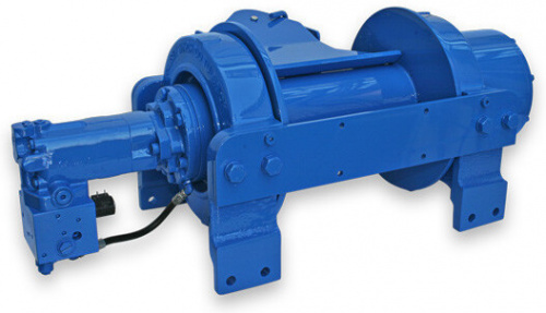 Ramsey Winch - Two-Speed HDP 35000, BI-ROTATION, 2 SPD, SHORT DRUM, FABRICATED, AIR TENSIONER