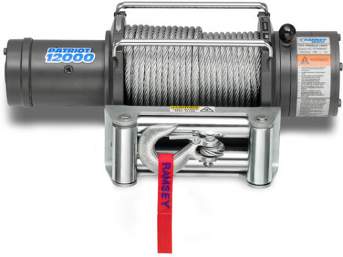 Ramsey Winch - Patriot Profile 12000 R, 24V, CE, with 12 ft. wire pendant