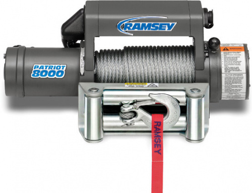 Ramsey Winch - Patriot 8000 R 12V, CE, with 12 ft. wire pendant