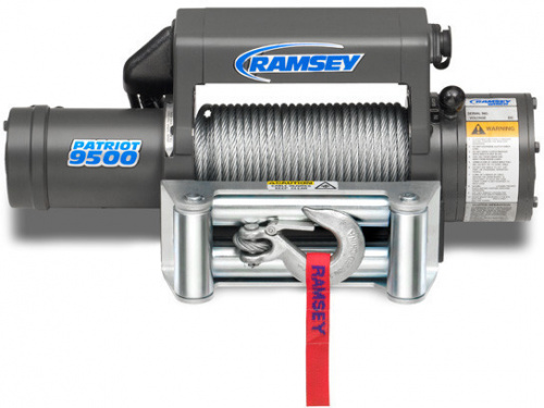 Ramsey Winch - Patriot 9500 H 12V, 12 ft. wire pendant, synthetic