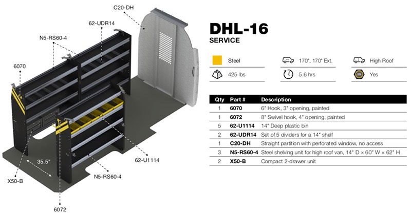 DHL-16 Diagram