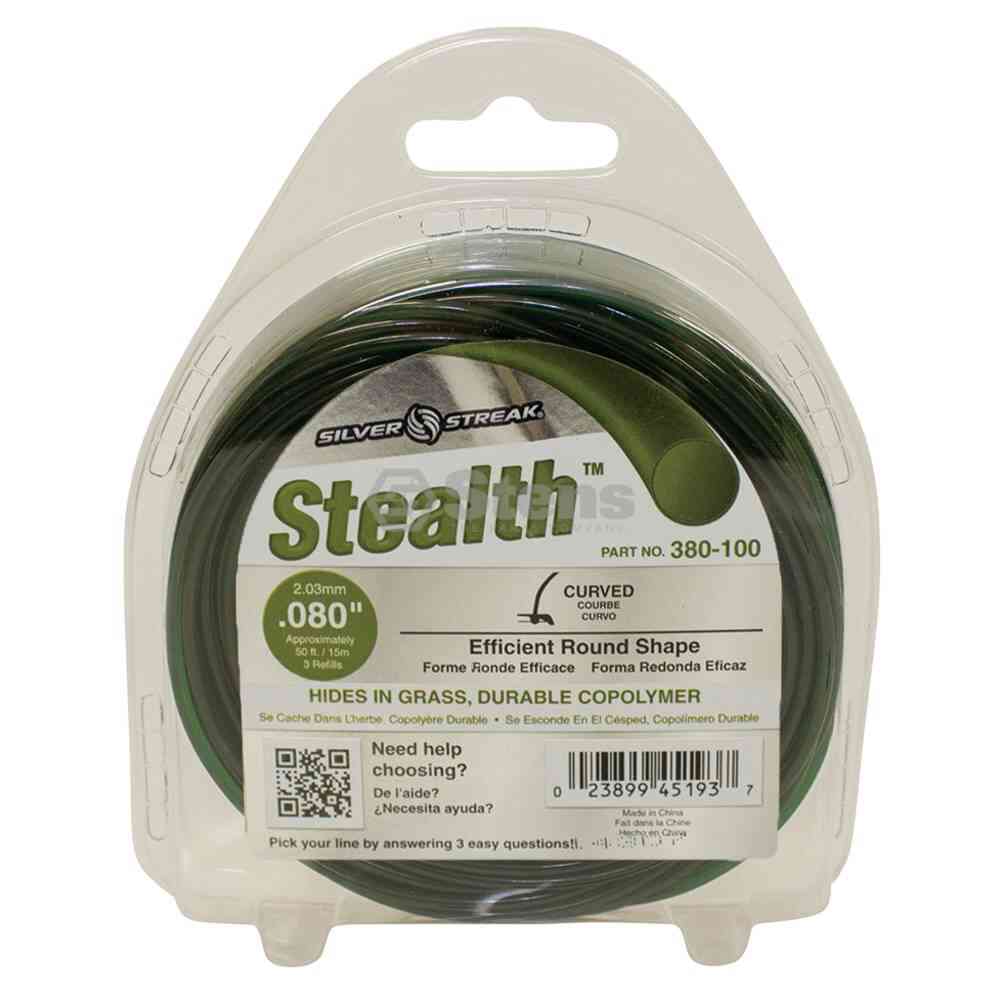 
                                        Stealth Trimmer Line .080 50' Clam Shell                  