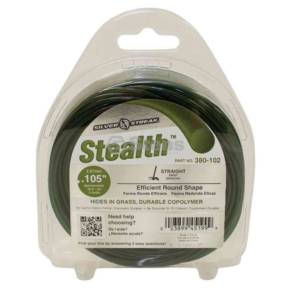 
                                        Stealth Trimmer Line .105 30' Clam Shell                  