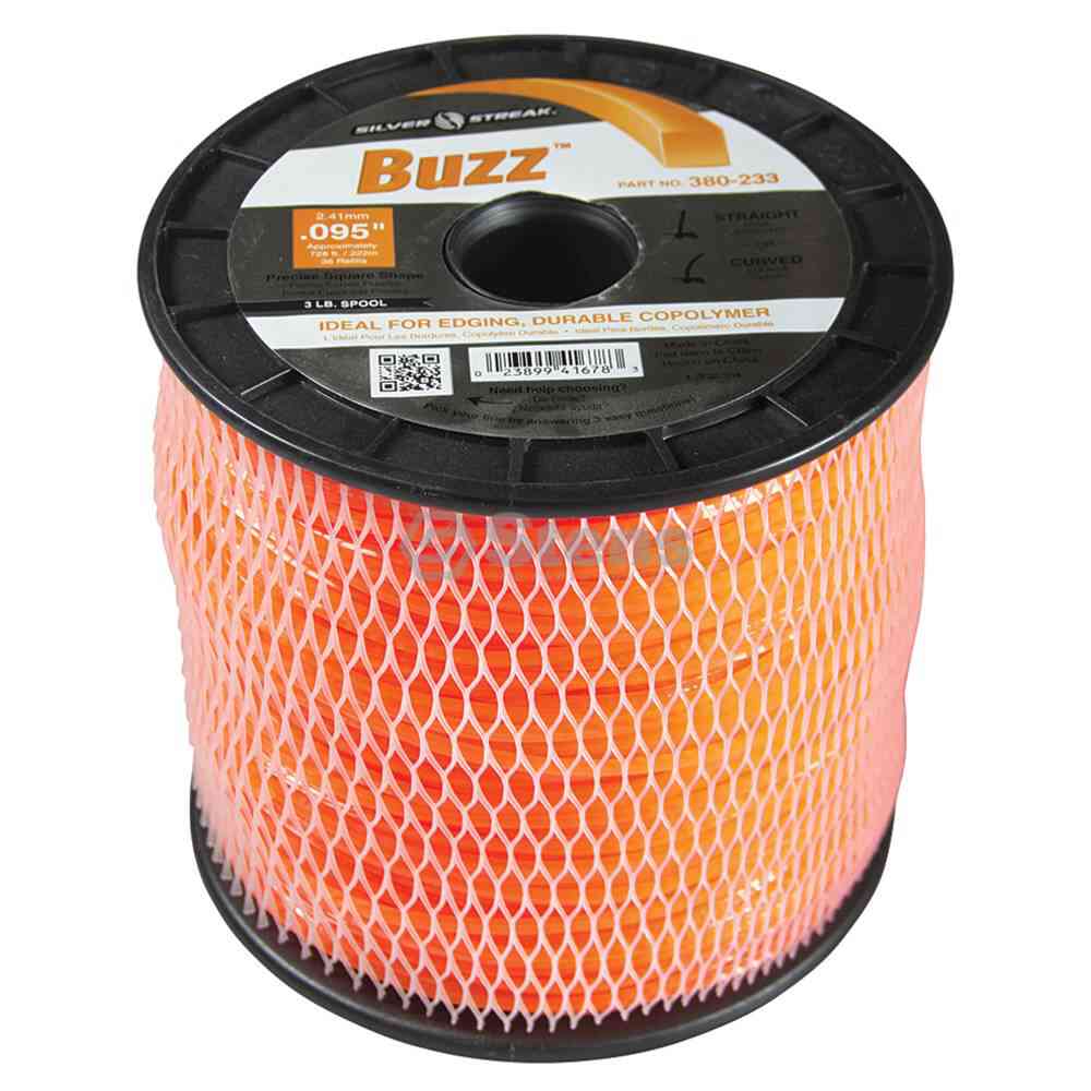 
                                        Buzz Trimmer Line .095 3 lb. Spool                  