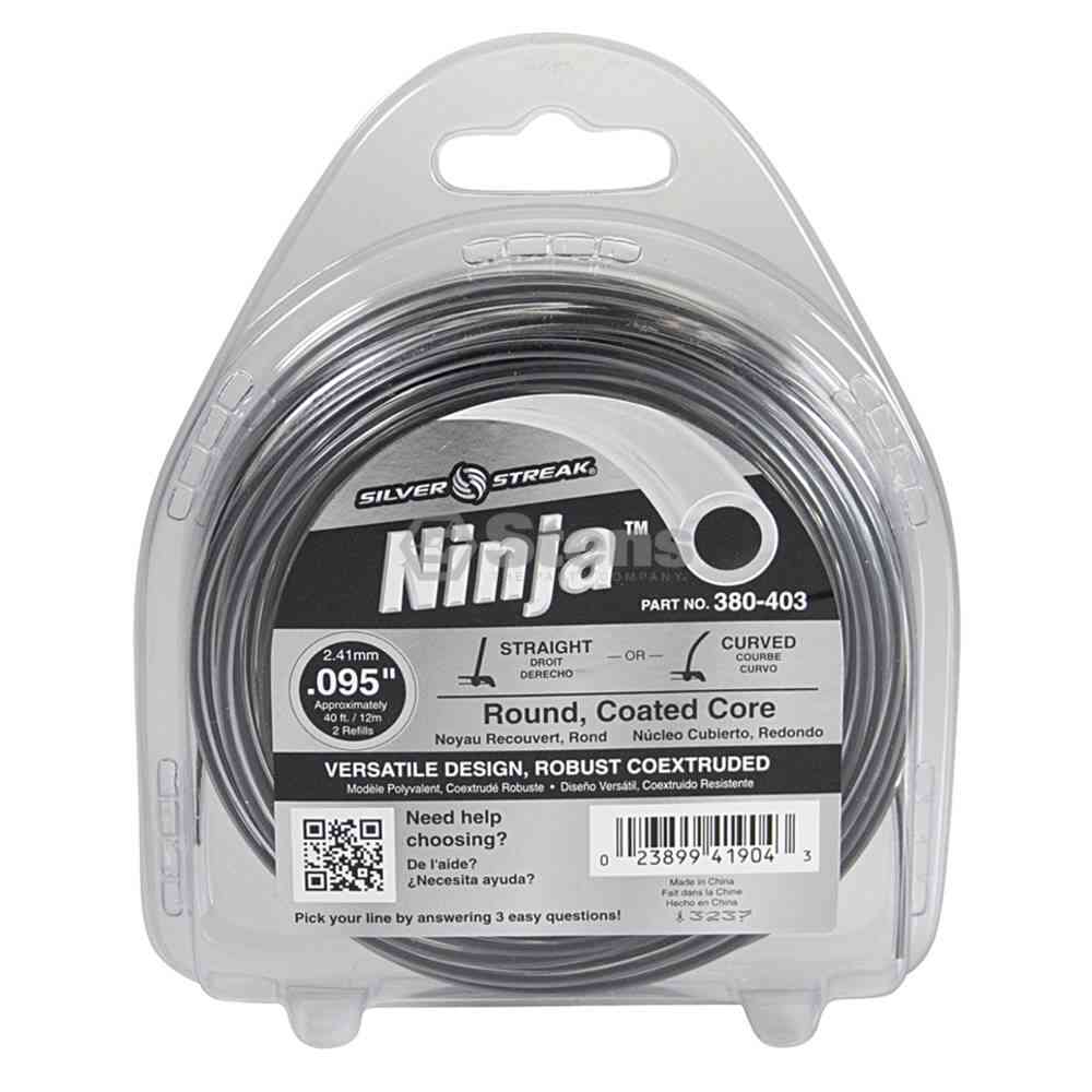 
                                        Ninja Trimmer Line .095 Clam Shell                  