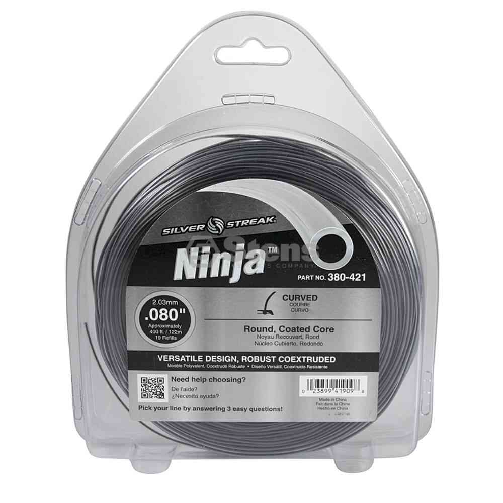 
                                        Ninja Trimmer Line .080 1 lb. Donut                  