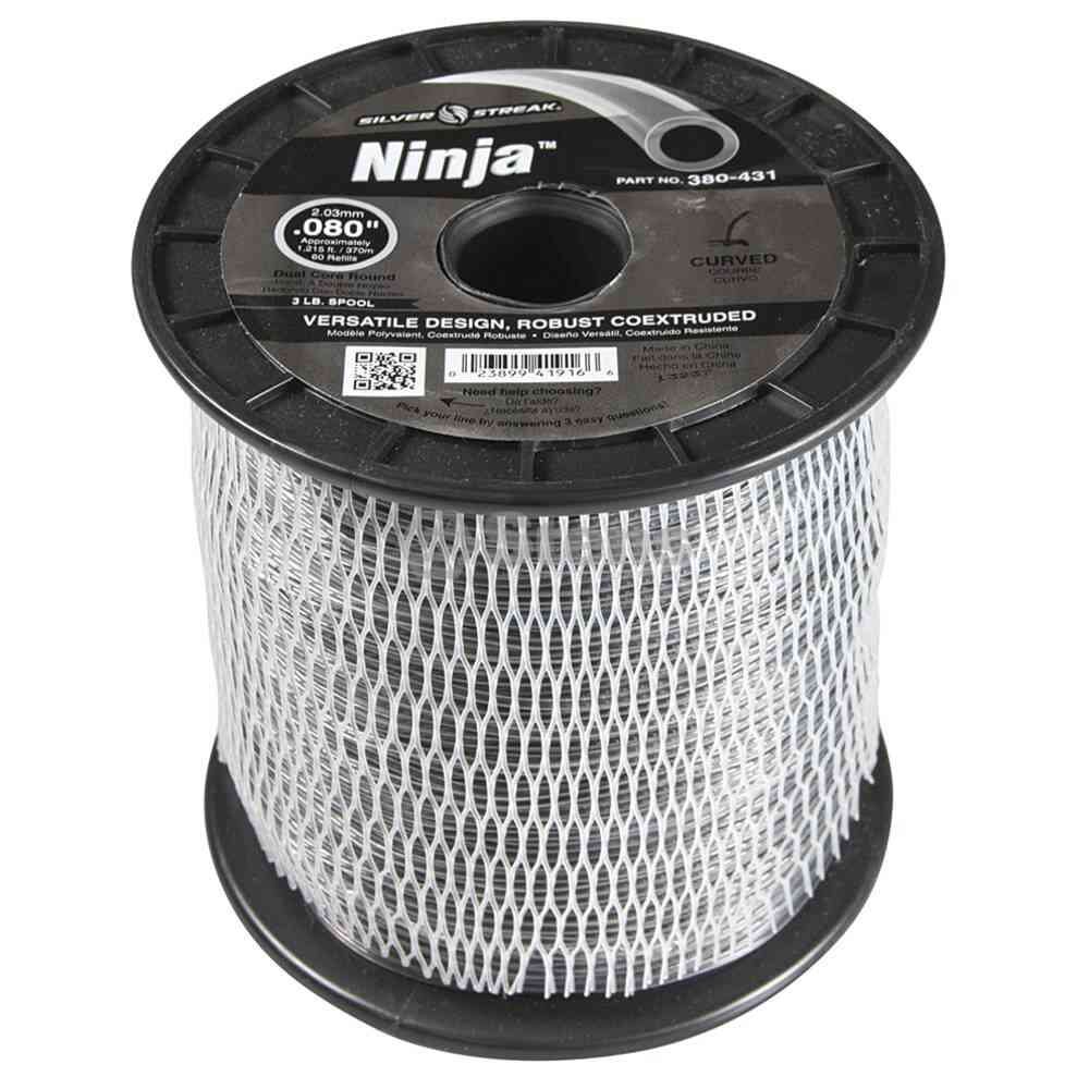 
                                        Ninja Trimmer Line .080 3 lb. Spool                  