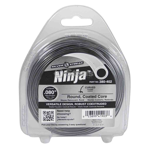 Ninja Trimmer Line .080 Clam Shell