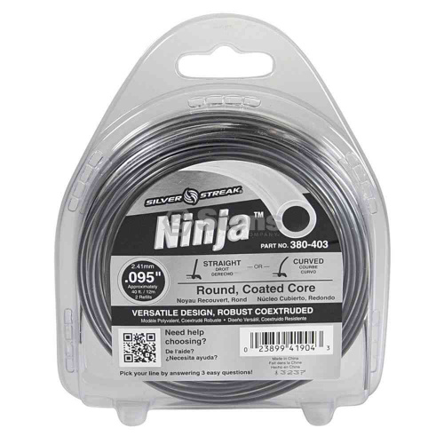 Ninja Trimmer Line .095 Clam Shell