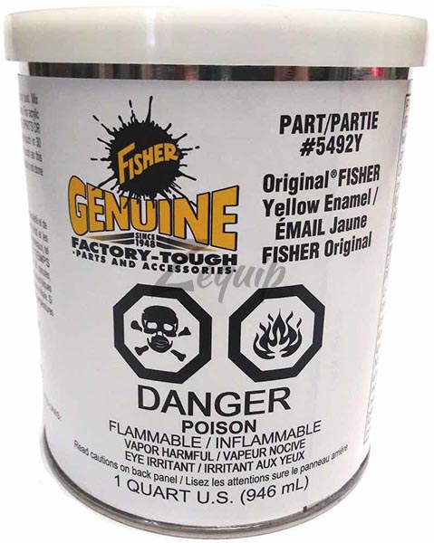 Fisher 1 Quart Paint (yellow)