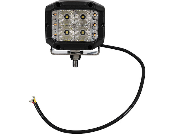 
                                                        4 Inch Wide LED Flood Light With Strobe - Square Lens                              2                          