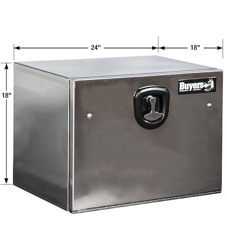 
                                                        BUYERS TOOLBOX 18X18X36 STAINLESS STEEL                              2                          