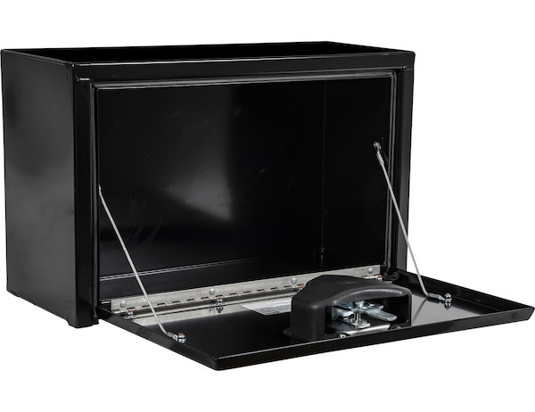 
                                                        15x10x24 Inch Black Steel Underbody Truck Box with T-Handle                              3                          