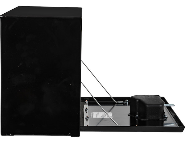 
                                                        15x10x24 Inch Black Steel Underbody Truck Box with T-Handle                              5                          