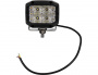
                        4 Inch Wide LED Flood Light With Strobe - Square Lens              2          