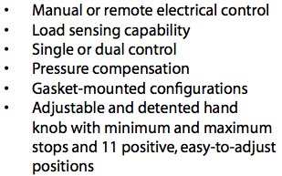 HYDRAULIC SPREADER CONTROLLERS