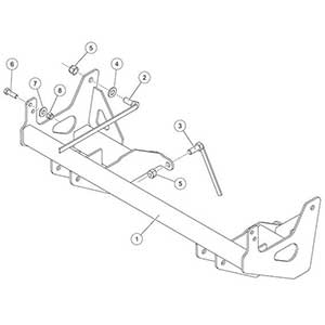 1213-1 Fisher Homesteader Snow Plow Mount Kit 1213-1 Fisher Homesteader Snow Plow Mount Kit