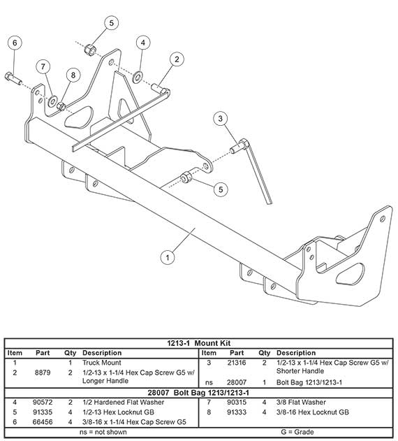 1213-1 mount kit