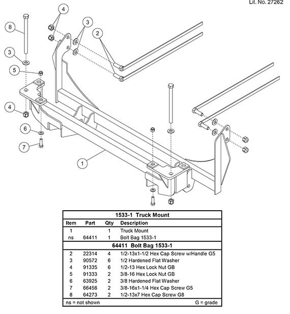 1533-1 mount kit