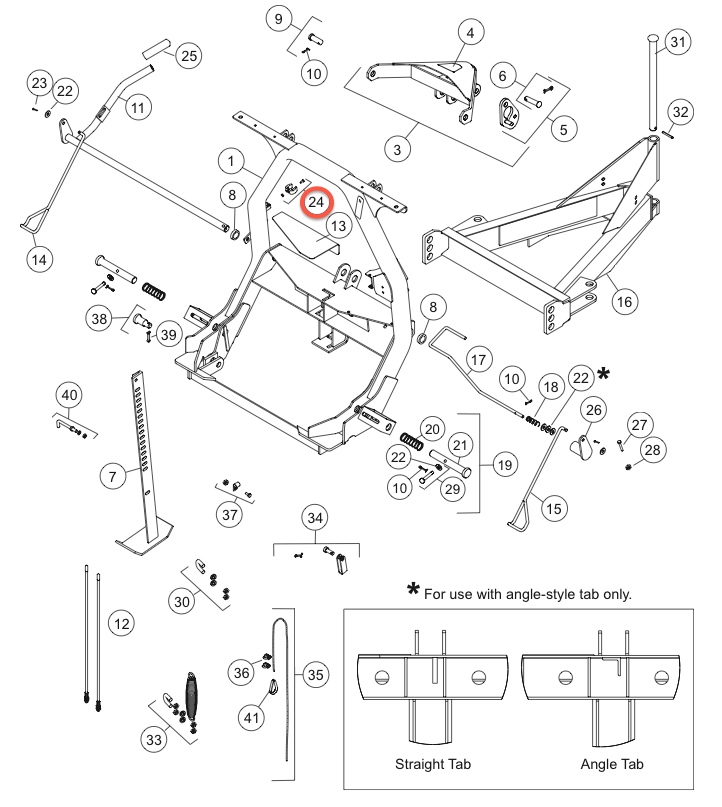 27162 STOP LINK KIT DIAGRAM FISHER SNOW PLOW