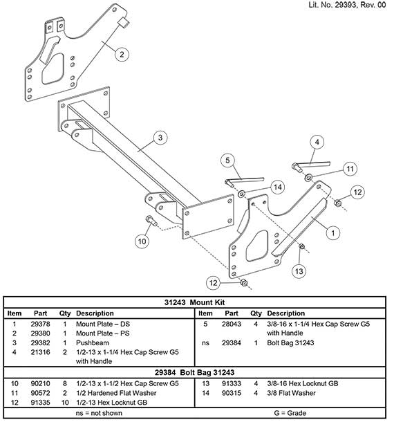 31243 mount kit