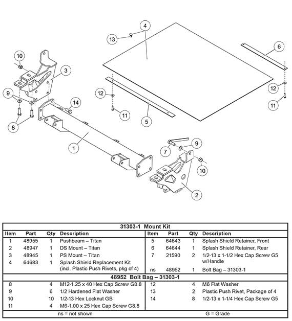 31303 mount kit