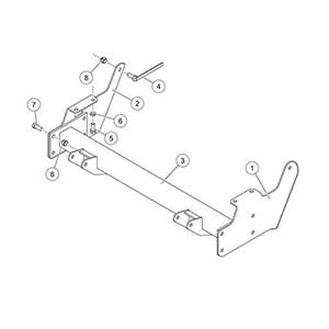 31313 Fisher Homesteader Snow Plow Mount Kit 31313 Fisher Homesteader Snow Plow Mount Kit