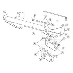 31543-1 Fisher Homesteader Snow Plow Mount Kit 31543-1 Fisher Homesteader Snow Plow Mount Kit