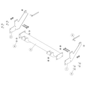 31563 Fisher Homesteader Snow Plow Mount Kit 31563 Fisher Homesteader Snow Plow Mount Kit