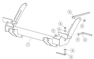 32323 Fisher Homesteader Snow Plow Mount Kit 32323 Fisher Homesteader Snow Plow Mount Kit