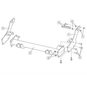 32333 Fisher Homesteader Snow Plow Mount Kit 32333 Fisher Homesteader Snow Plow Mount Kit