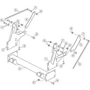 33923 Fisher Homesteader Snow Plow Mount Kit 33923 Fisher Homesteader Snow Plow Mount Kit