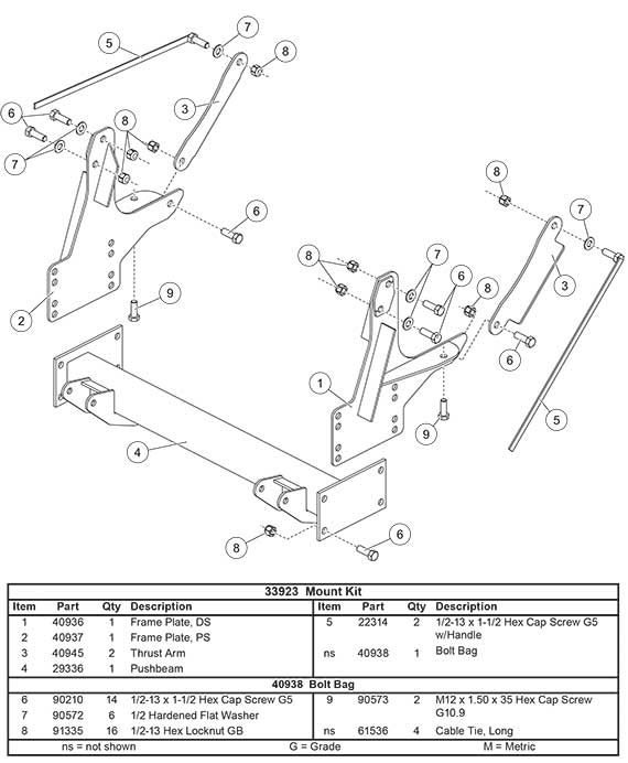 33923 mount kit