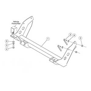 
                                        3723 Fisher Homesteader Snow Plow Mount Kit                  