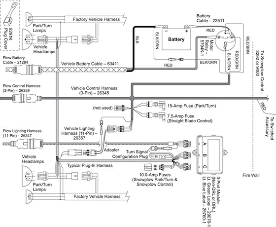 26357 VEHICLE LIGHTING HARNESS 11-PIN