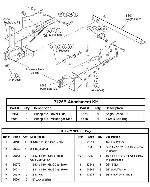 7126 mount kit