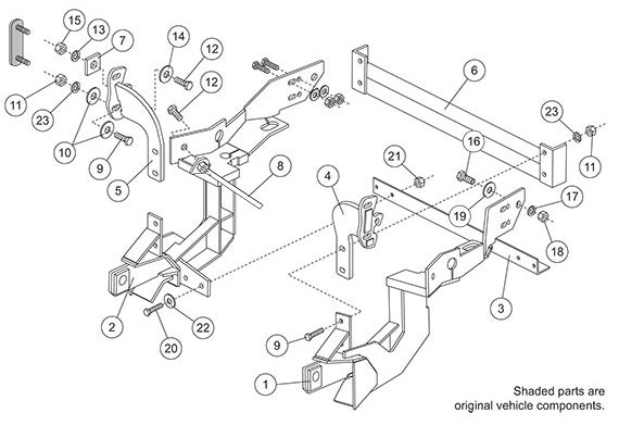 
                                        7132 Fisher Snow Plow Minute Mount Kit                  