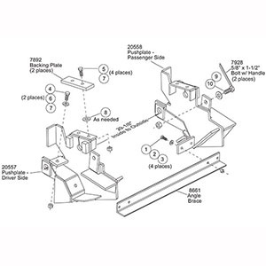 
                                        7144 Fisher Snow Plow Minute Mount Kit                  