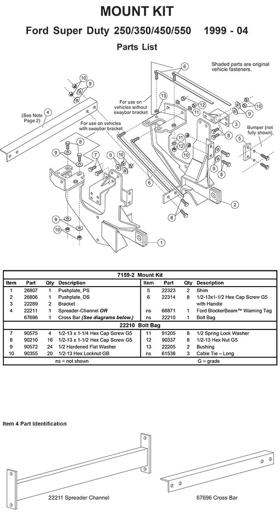 #7159-2 mount kit