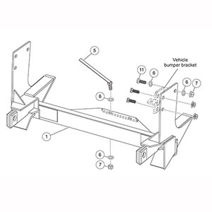 
                                        7165 Fisher Snow Plow Minute Mount Kit                  