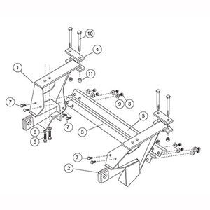 
                                        7166 Fisher Snow Plow Minute Mount Kit                  