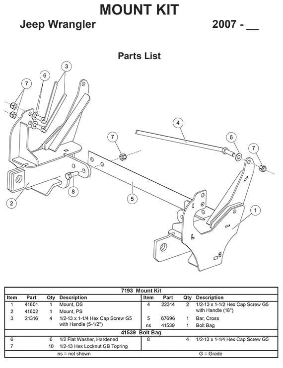 7193 mount kit