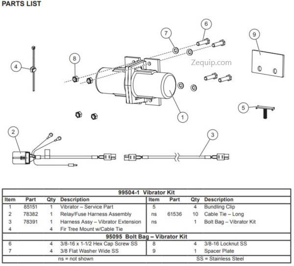 Vibrator Kit 99504-1