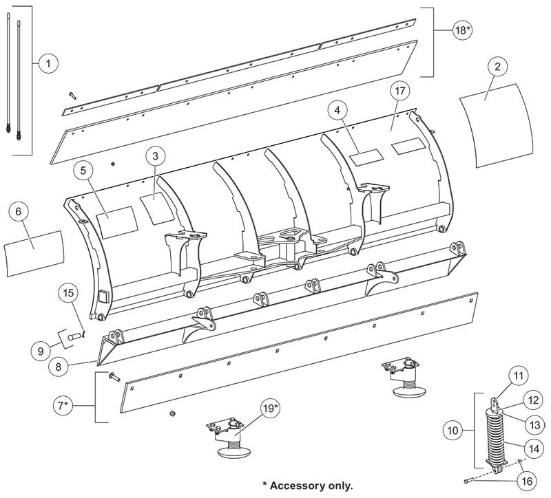 Fisher HT Series Blade Assembly