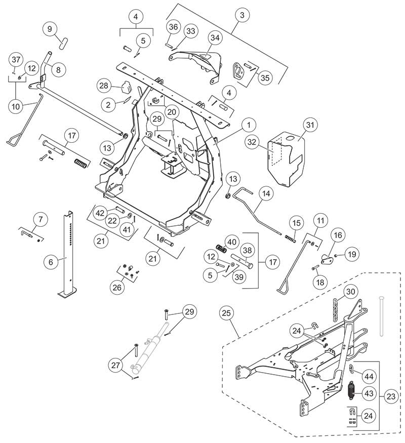 FISHER New EZ-V A-FRAME PARTS DIAGRAM