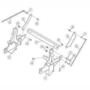 7189 Fisher Snow Plow Minute Mount Kit