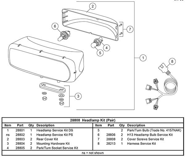 Old 28800 Intensifier Light Kit