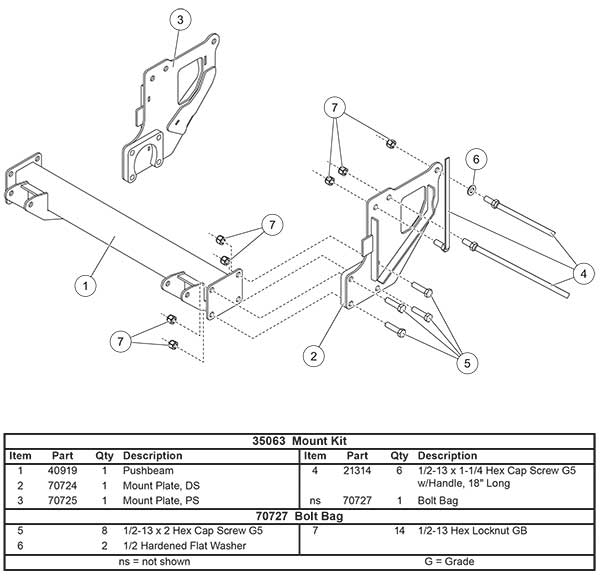 35063 Diagram and List