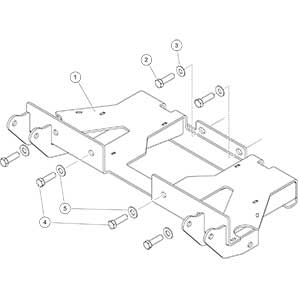 
                                        MOUNT KIT PP KUBOTA RTV-1100                   