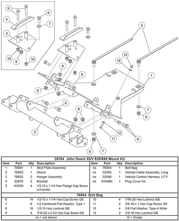 35154 Diagram and List